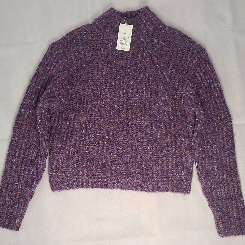 A New Day Women's Pullover Mock Neck Sweater